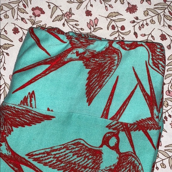 LulaRoe Scissor Sparrow Legging Major ๐ฆ OS NWOT - Picture 5 of 8